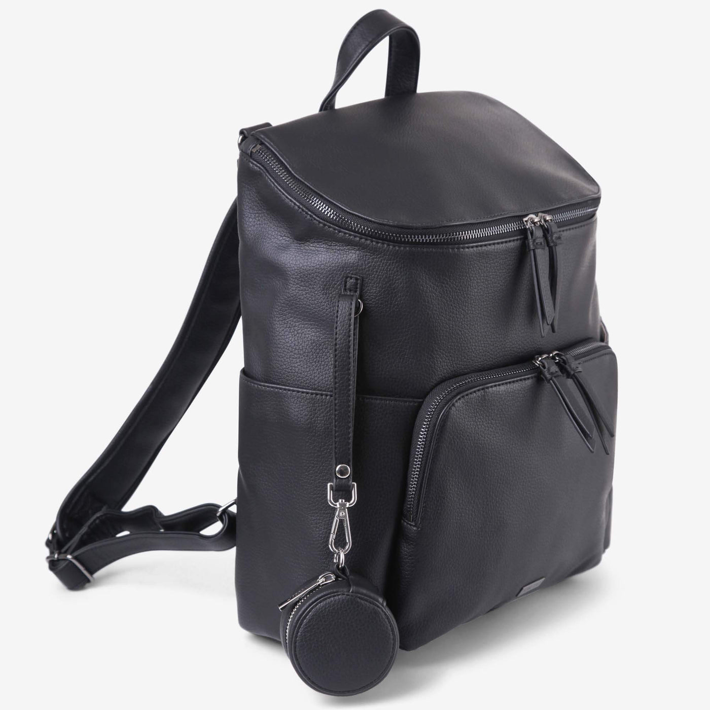 Frankie Work Backpack (Vegan) Black/ Gunmetal
