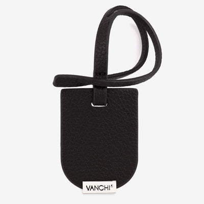 Personalised VANCHI Luggage Tag - Black