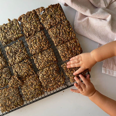 Toddler Approved Seed Crackers