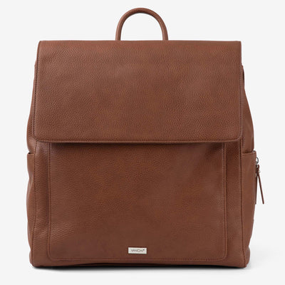 Emmy Work Backpack (Vegan) Pebbled Tan