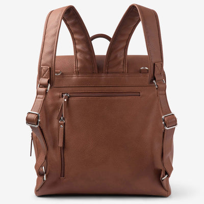 Emmy Work Backpack (Vegan) Pebbled Tan