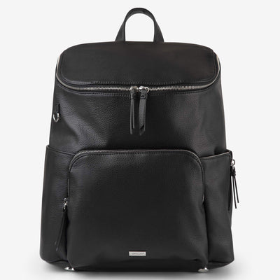 Frankie Work Backpack (Vegan) Black/ Silver