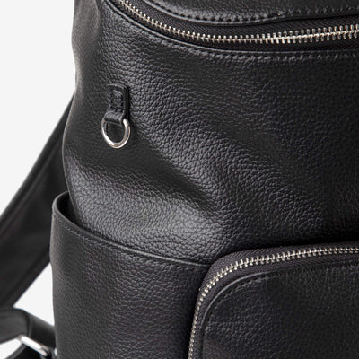 Frankie Everyday Backpack (Vegan) Black/ Silver - Outlet