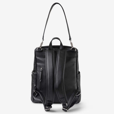 Frankie Everyday Backpack (Vegan) Black/ Silver - Outlet