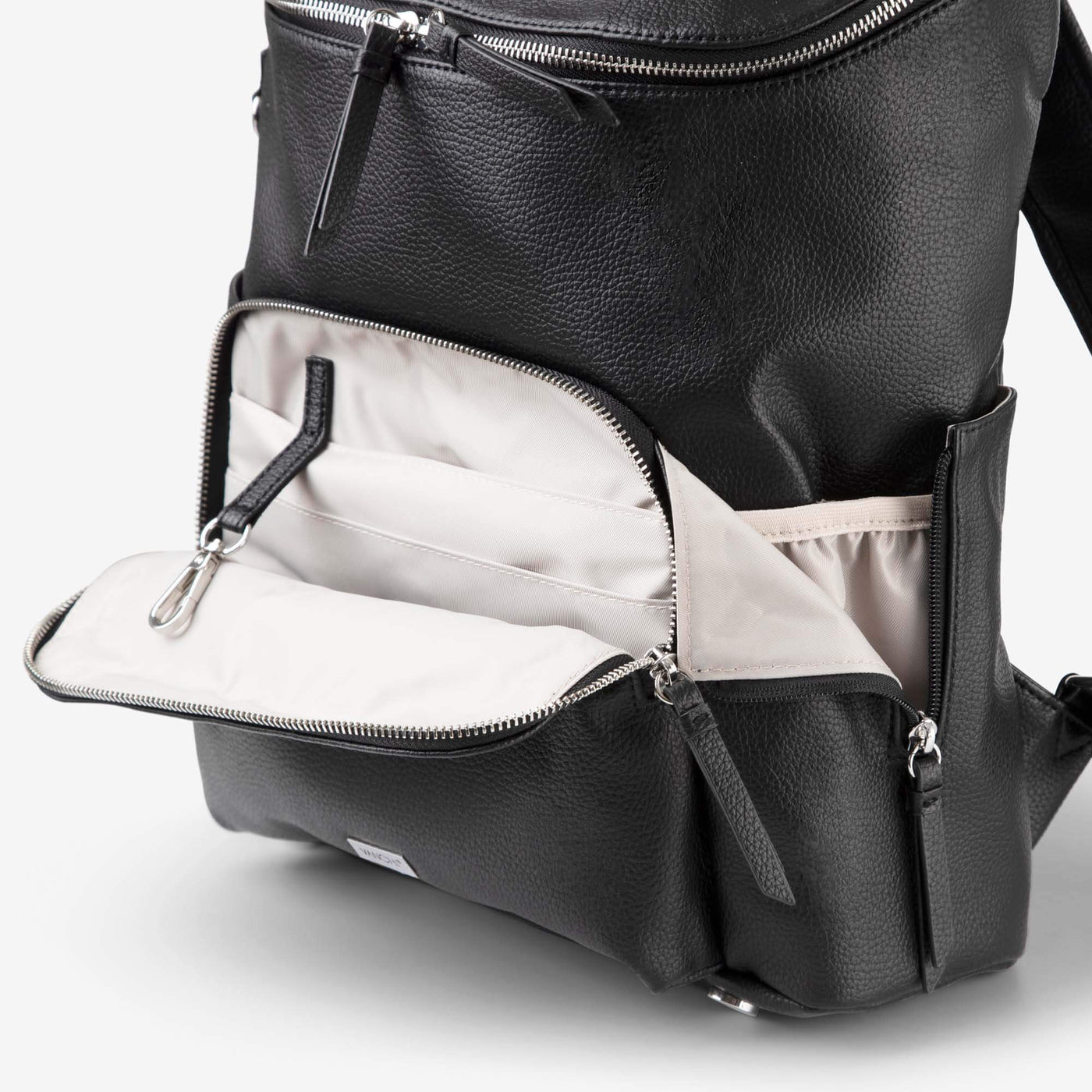 Frankie Everyday Backpack (Vegan) Black/ Silver - Outlet