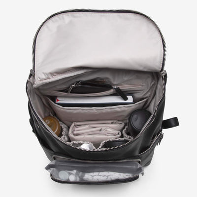 Frankie Work Backpack (Vegan) Black/ Silver
