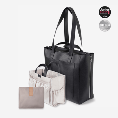 Ida Tote + Baby Kit (Vegan) Black