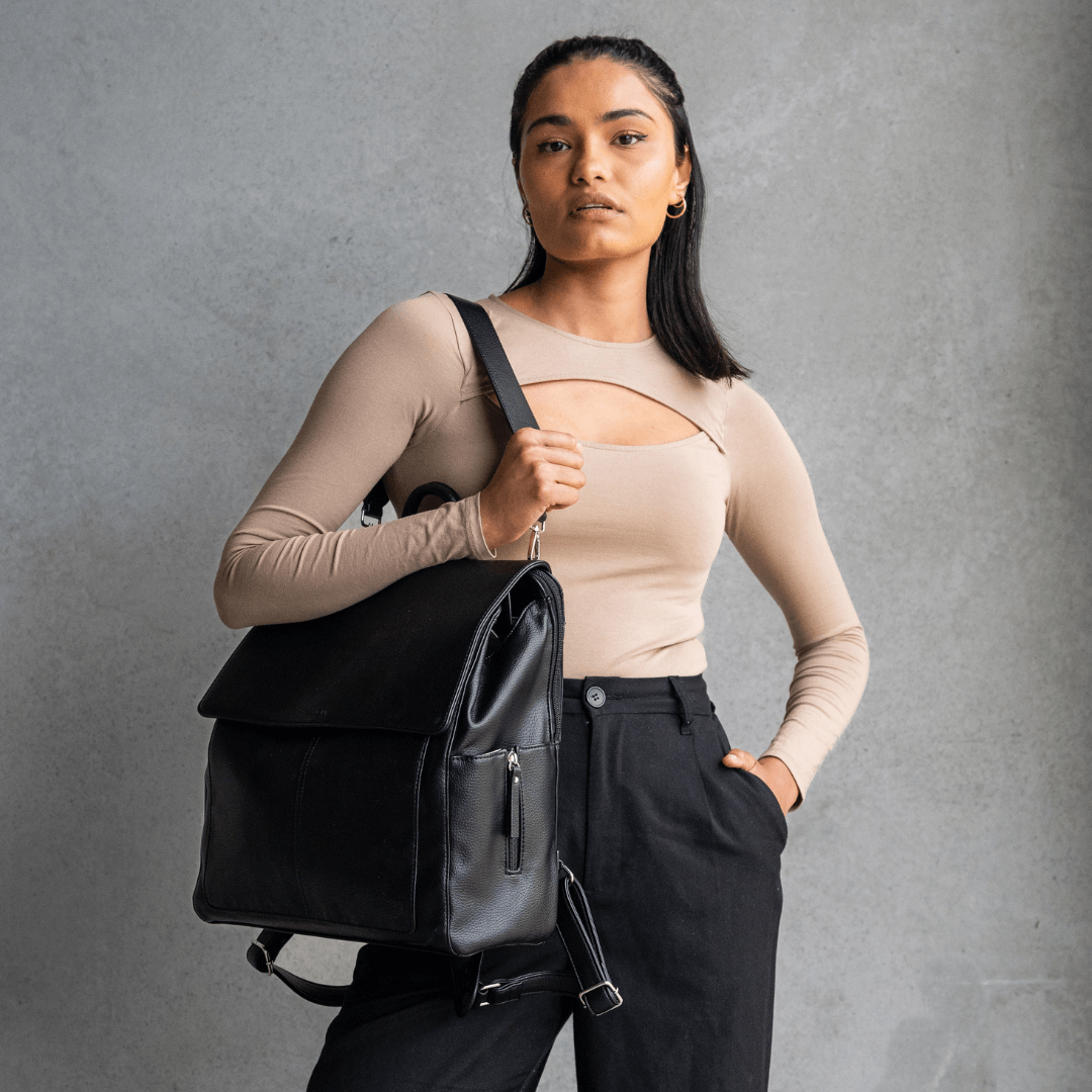 Emmy Work Backpack (Vegan) Black