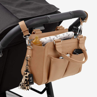 Amelia Convertible Pram Caddy - Camel