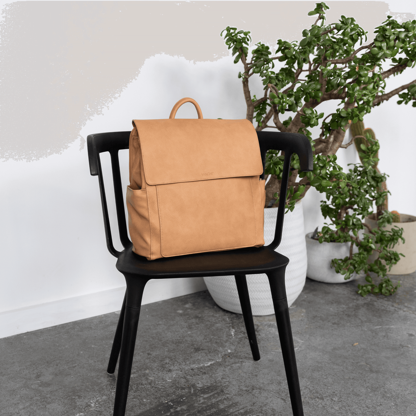 Emmy Backpack (Vegan) Camel