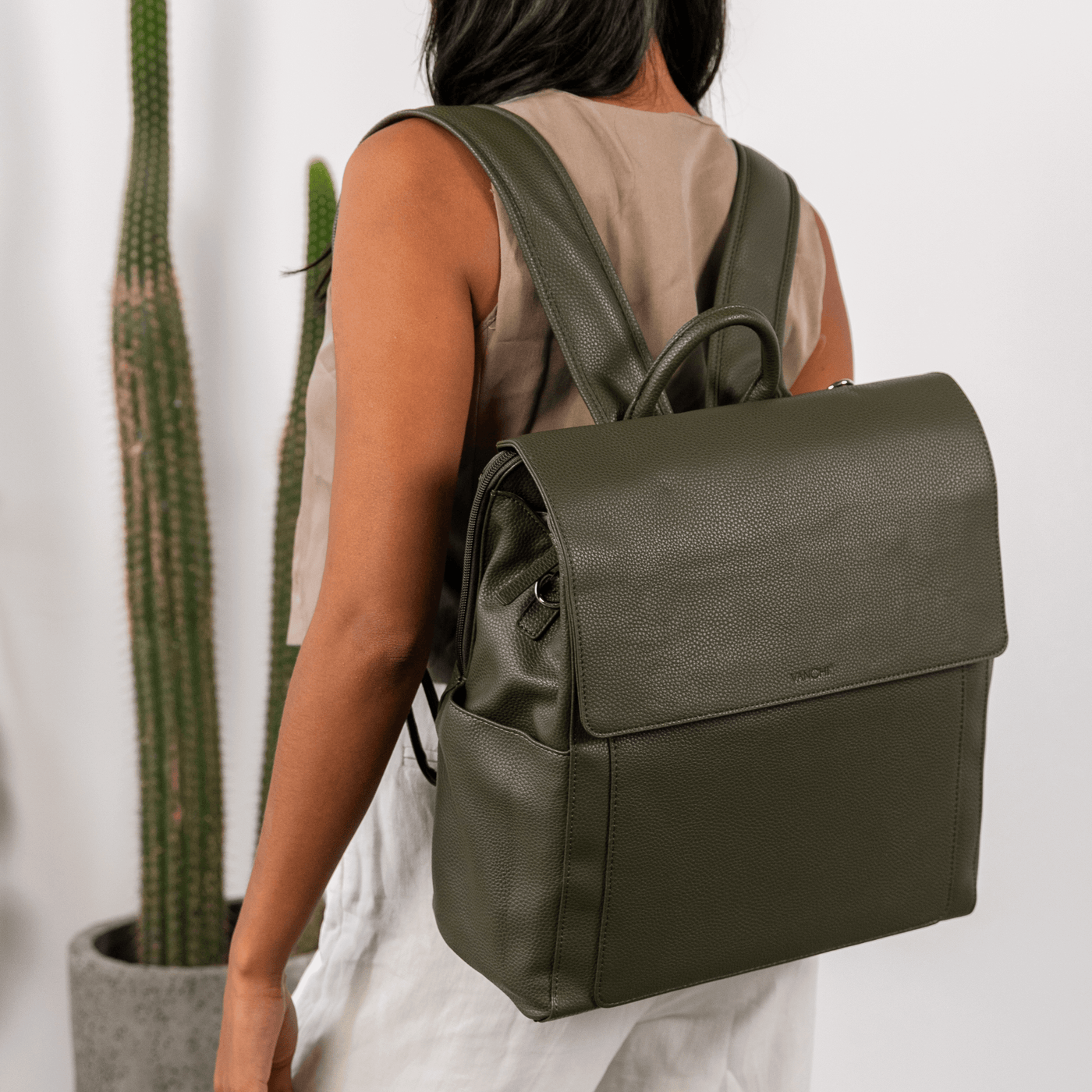 Emmy Backpack (Vegan) Fern