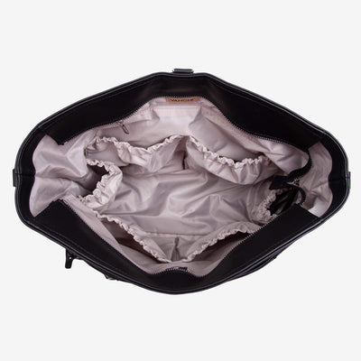 Billie Convertible Tote Baby Bag (Vegan) Black - Outlet
