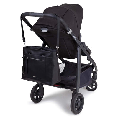 Billie Convertible Tote Baby Bag (Vegan) Black - Outlet