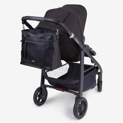 Billie Convertible Tote Baby Bag (Vegan) Black - Outlet