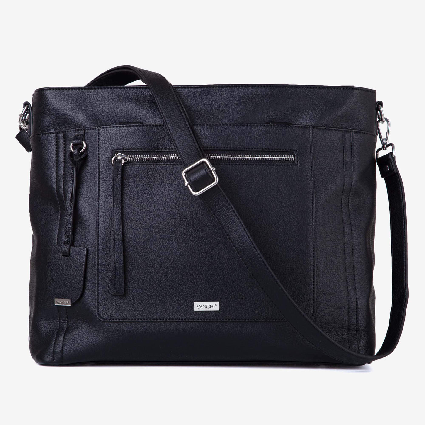 Billie Convertible Tote Baby Bag (Vegan) Black - Outlet
