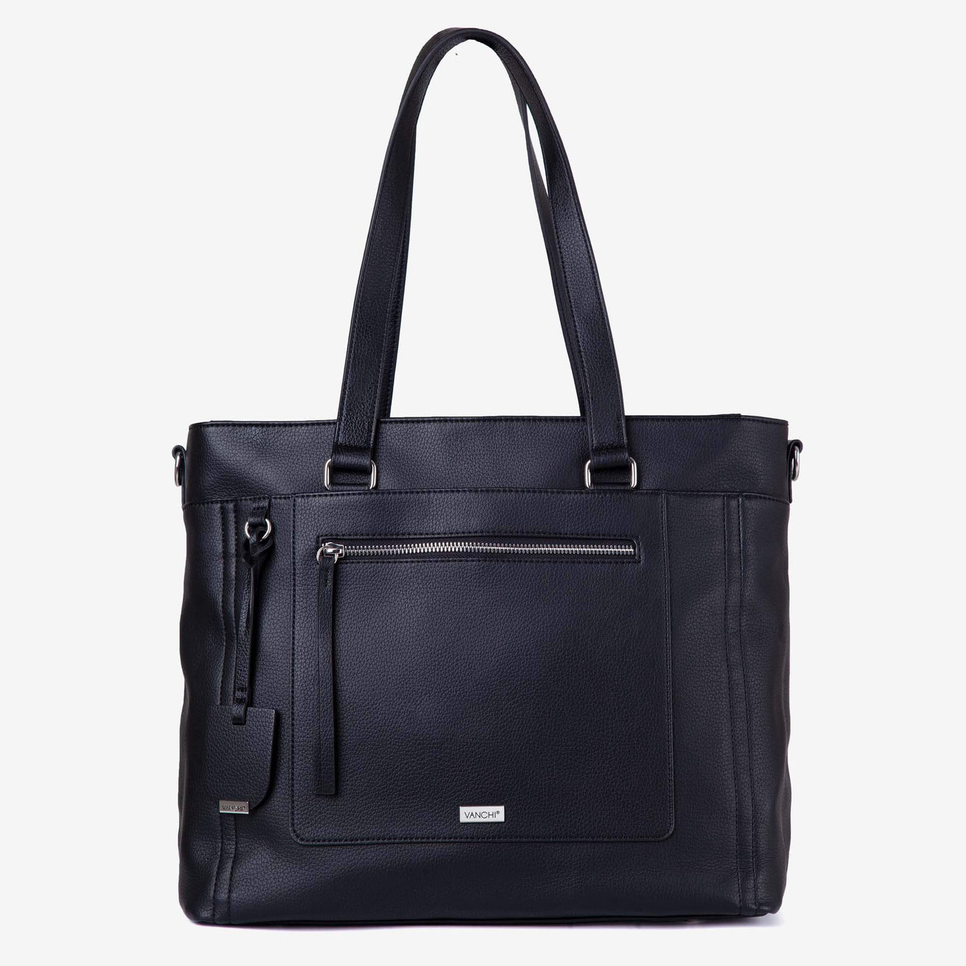 Billie Convertible Tote Baby Bag (Vegan) Black - Outlet