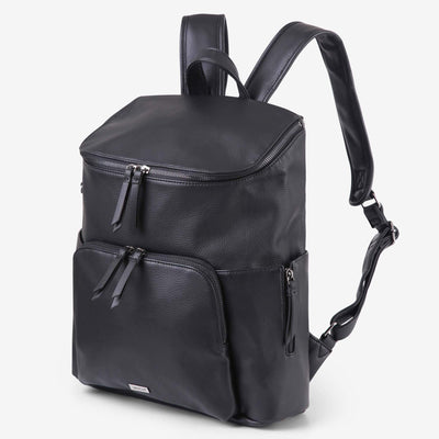 Frankie Work Backpack (Vegan) Black/ Gunmetal