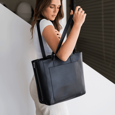 Ida Tote + Organiser (Vegan) Black