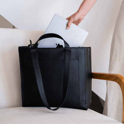 Ida Tote + Organiser (Vegan) Black