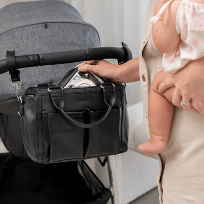 Amelia Convertible Pram Caddy- Black