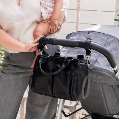 Amelia Convertible Pram Caddy- Black