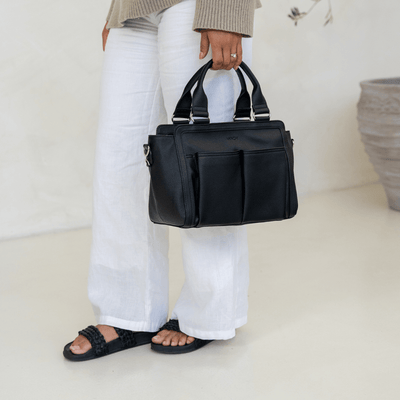 Amelia Convertible Pram Caddy- Black