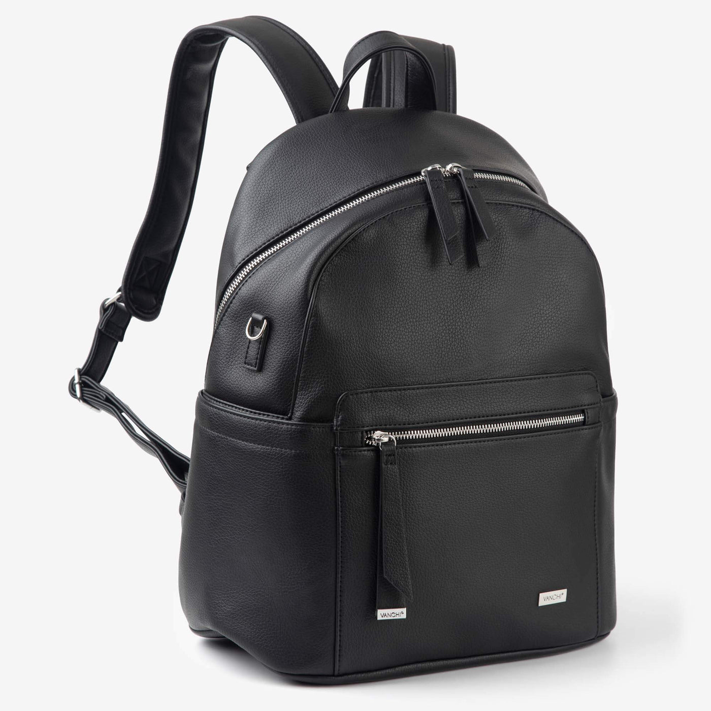 Manhattan 2-Way Backpack Nappy Bag (Vegan) Black