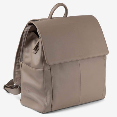 Emmy Backpack (Leather) Taupe