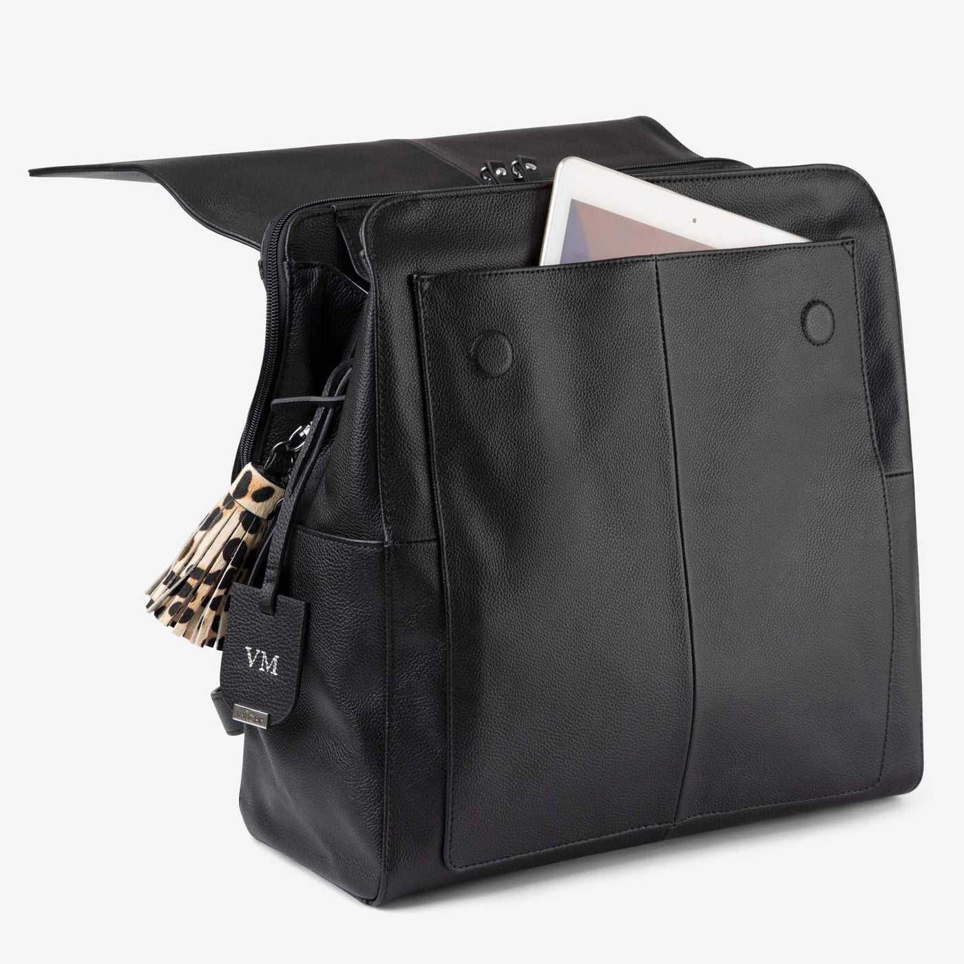 Emmy Backpack (Leather) Black
