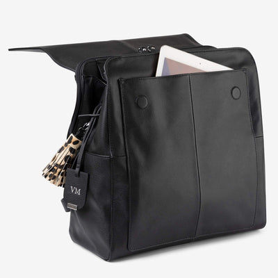 Emmy Backpack (Leather) Black