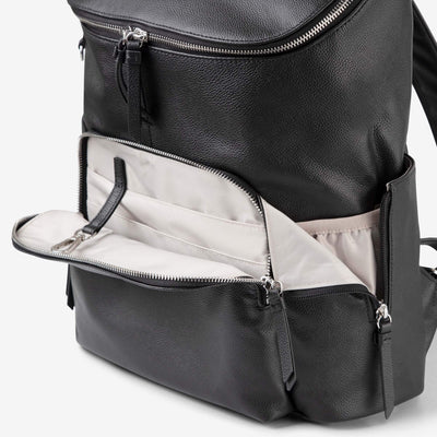Frankie Everyday Backpack (Leather) Black