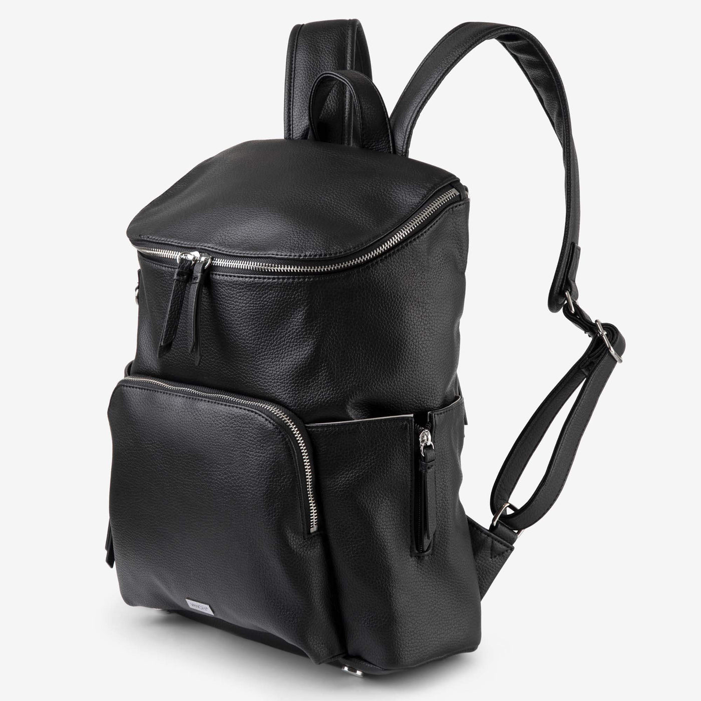 Frankie Everyday Backpack (Vegan) Black/ Silver