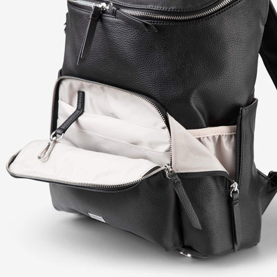 Frankie Everyday Backpack (Vegan) Black/ Silver