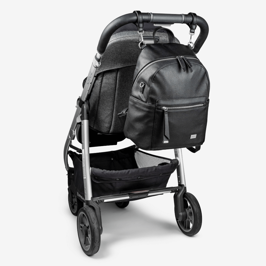 Manhattan 2-Way Backpack Nappy Bag (Vegan) Black