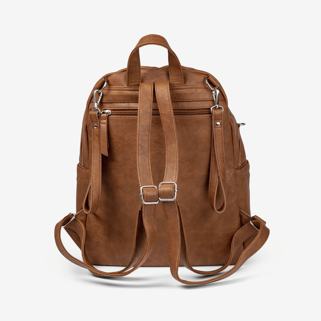 Manhattan 2-Way Backpack Nappy Bag (Vegan) Original Tan