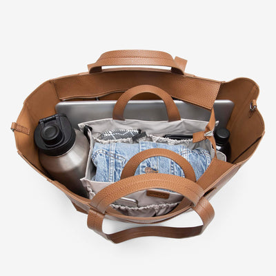 Ida Tote + Organiser (Vegan) Tan