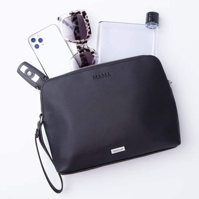 Everything Pouch & Mini Card Wallet - Black Gift Set