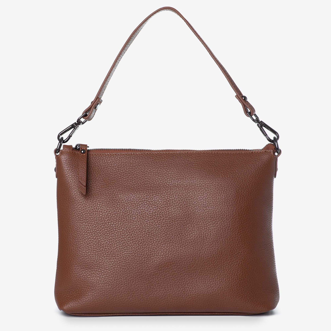 Everyday Leather Crossbody Bag + Bottle Gift Set - Tan