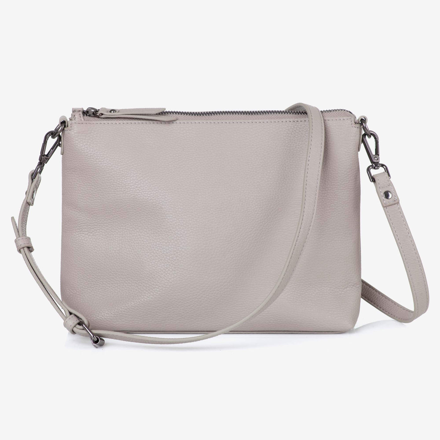 Vegan Leather Everyday Crossbody Bag + Bottle Gift Set - Barcelona Grey