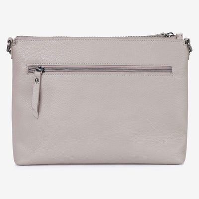 Vegan Leather Everyday Crossbody Bag + Bottle Gift Set - Barcelona Grey