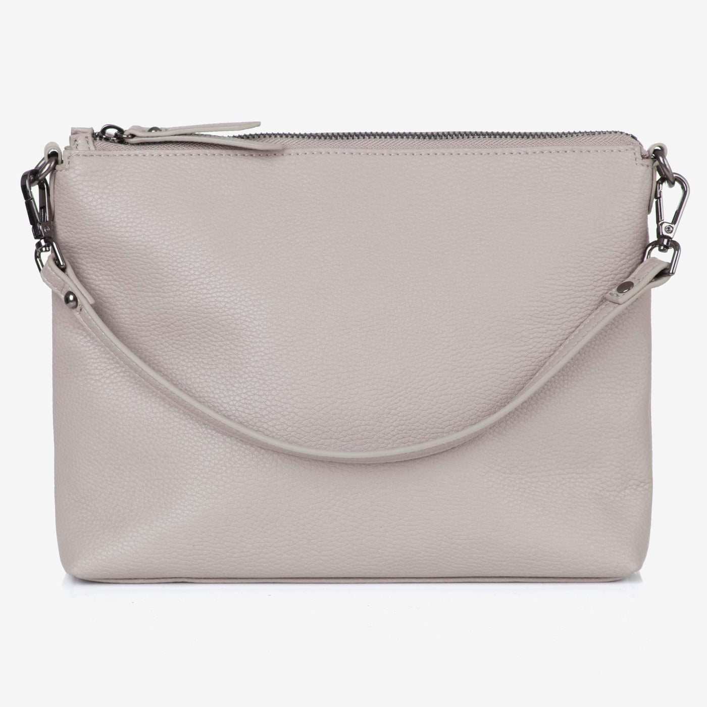 Vegan Leather Everyday Crossbody Bag - Barcelona Grey - Outlet