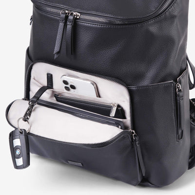 Frankie Backpack & Pram Caddy Bundle - Black