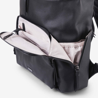 Frankie Everyday Backpack (Vegan) Black/ Gunmetal