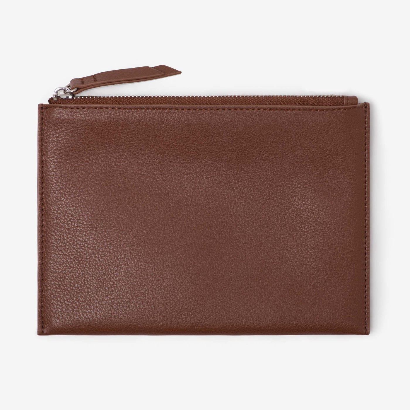 Leather Mini Clutch + Leather Key Ring/ Bag Tassel Gift Set – Tan