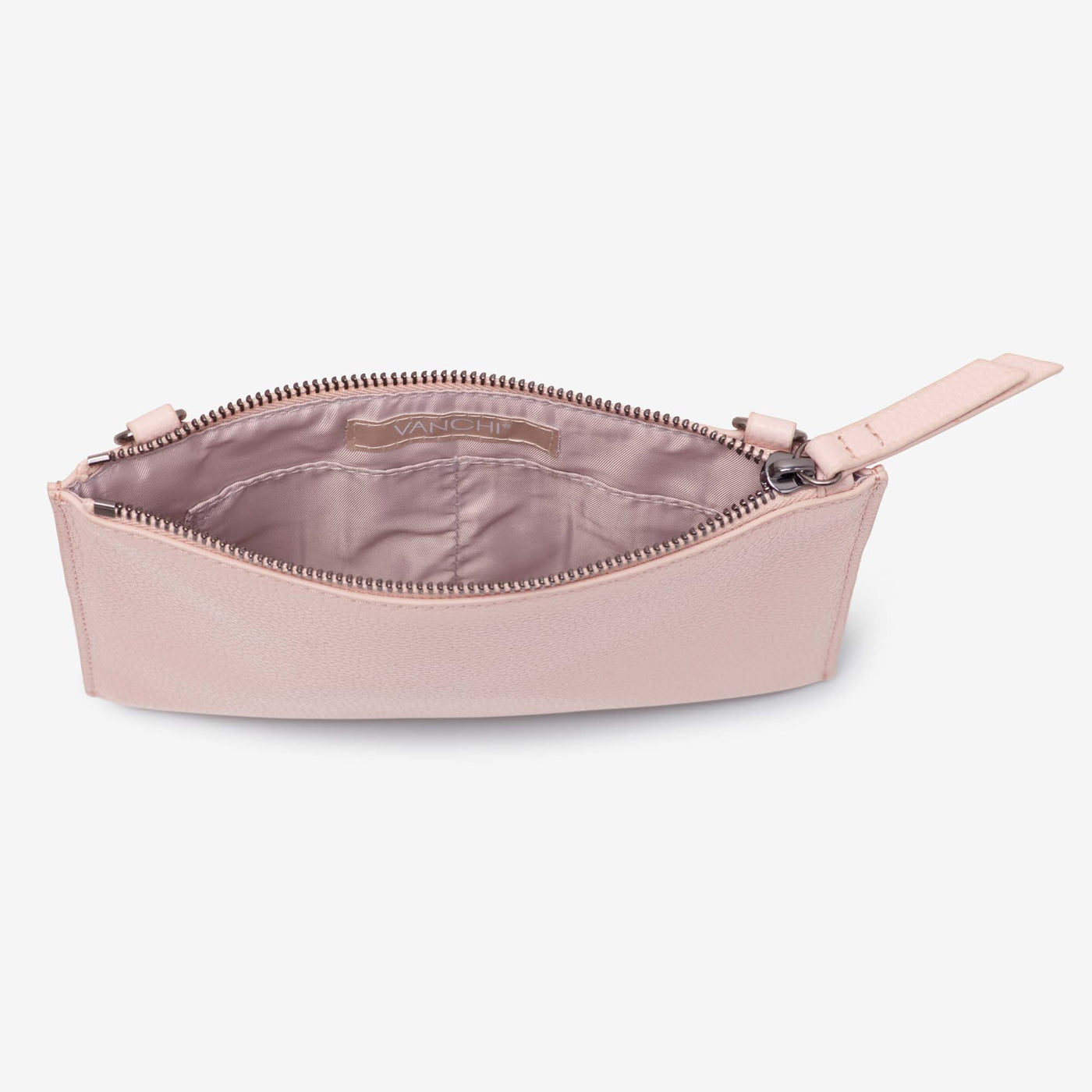 Leather Mini Clutch - Blush