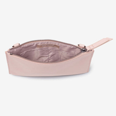 Leather Mini Clutch - Blush