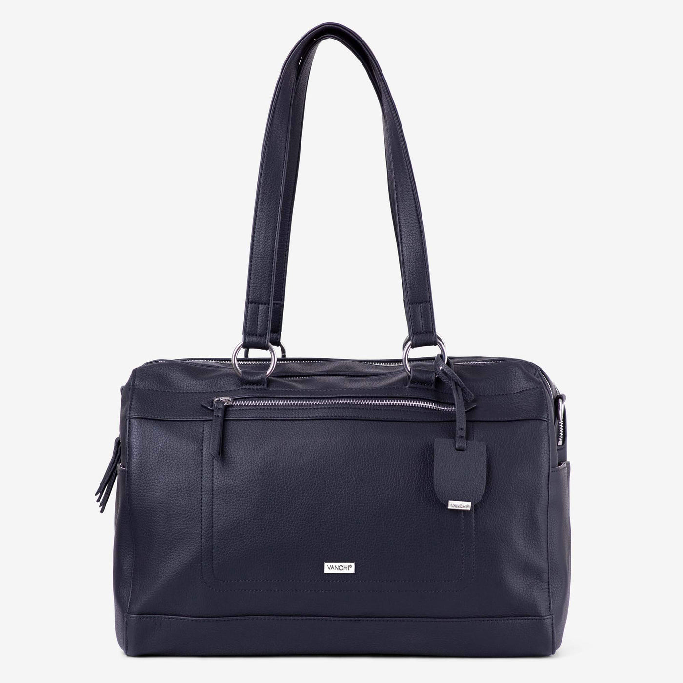 Steffi 2-Zip Carryall (Vegan) Black