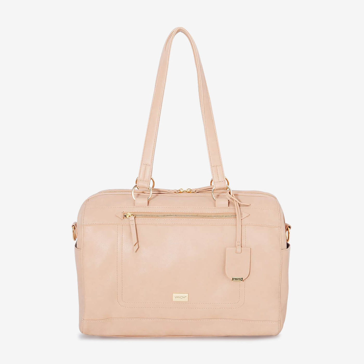 VANCHI Steffi Carryall Nappy Bag - Nude