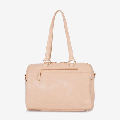 VANCHI Steffi Carryall Nappy Bag - Nude