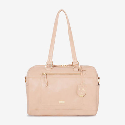 VANCHI Steffi Carryall Nappy Bag - Nude